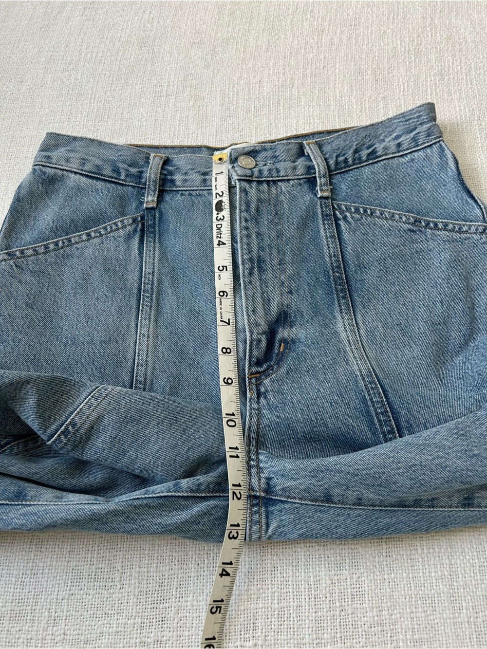 Agolde Mara High-Rise Barrel-Leg Light Wash Jeans Size 27 Curved Baggy Relaxed - Picture 15 of 16
